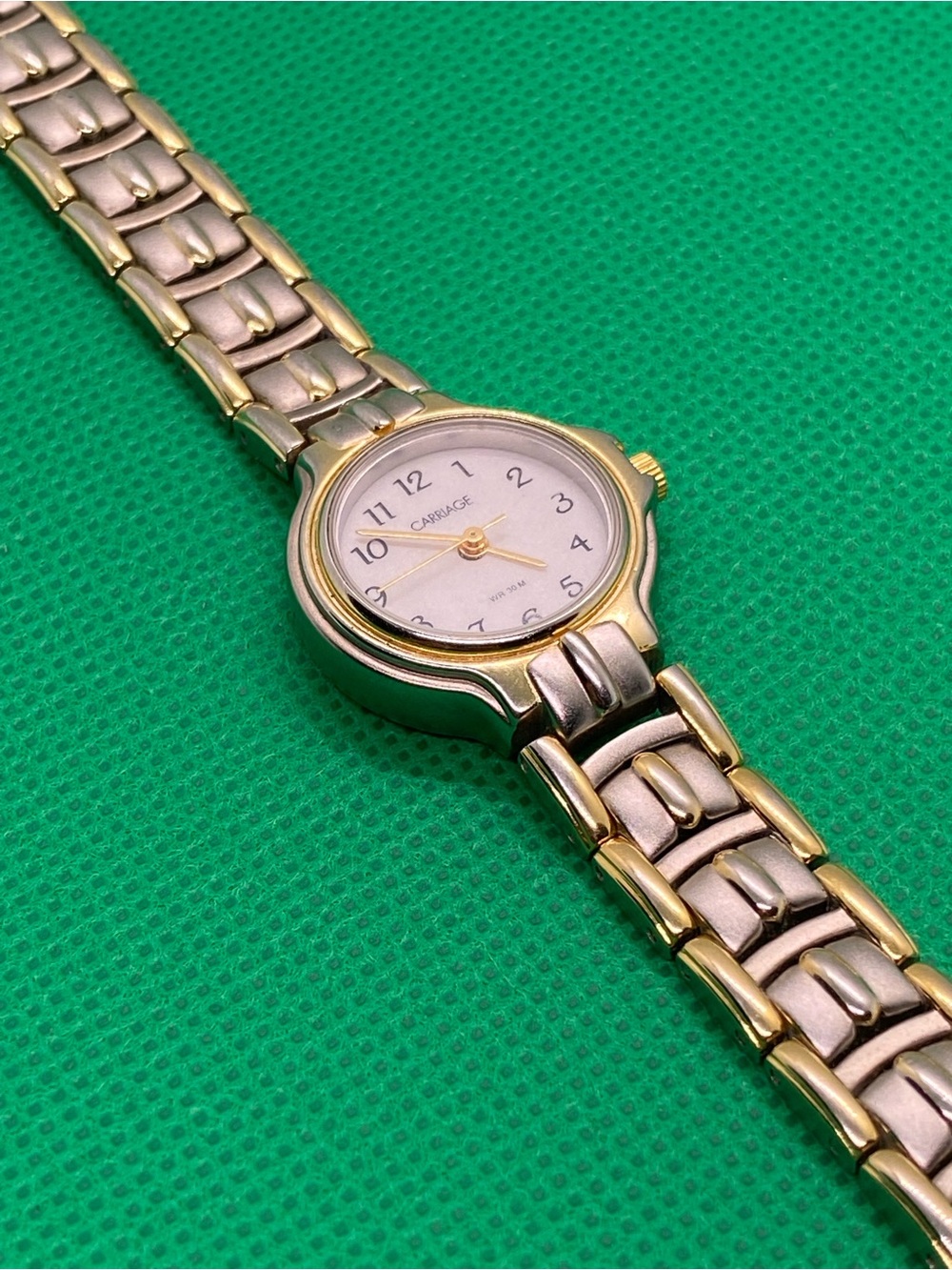 Carriage by Timex Two-Tone Gold and Silver ladies Quartz Watch